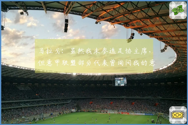 马拉戈：虽然我未参选足协主席，但意甲联盟部分代表曾询问我的意向